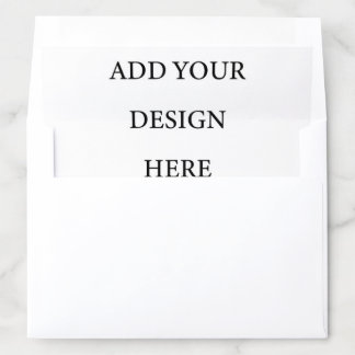 Blank 5 x 7 Envelope Liner Template