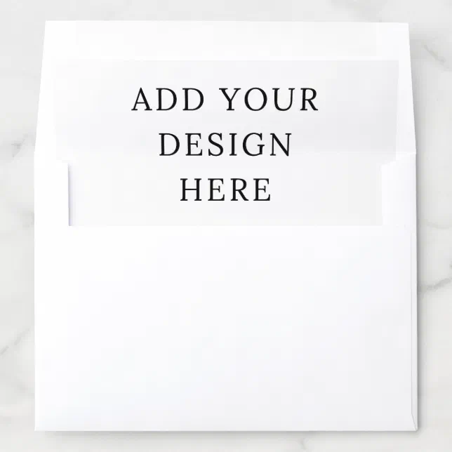 Blank 5 x 7 Envelope Liner Template | Zazzle