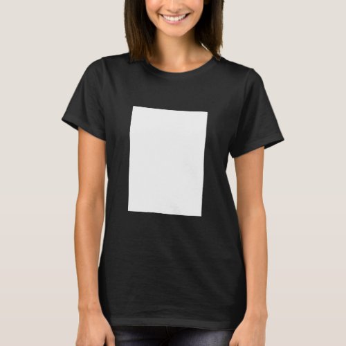 Blank Abstract White Square Space Graphic Fashion  T_Shirt
