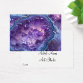 Blank ACEO Artist Trading Card Artist Back (Desk)