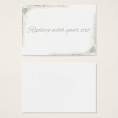 Blank ACEO Artist Trading Card Grunge Corners3 (Front & Back)