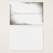 Blank ACEO Artist Trading Card Grunge Corners4 (Front & Back)