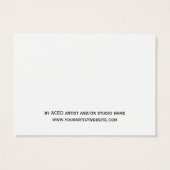 Blank ACEO ATC Artist Trading Cards (Back)