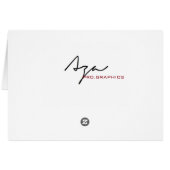 blank all occasion apple photography cards (Back Horizontal)