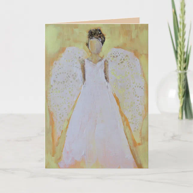 Blank Angel Card Zazzle