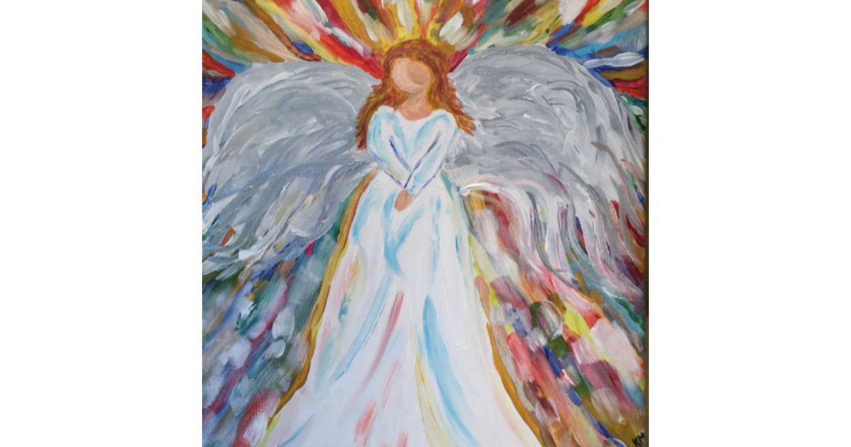 Blank Angel Card Zazzle