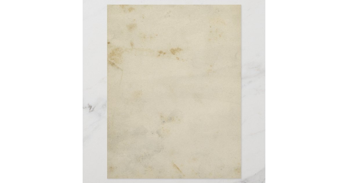 Blank Antique Aged Paper Flyer Zazzle