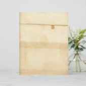Blank Antique Distressed Stained Paper (Standing Front)