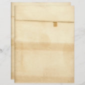 Blank Antique Distressed Stained Paper (Front/Back)
