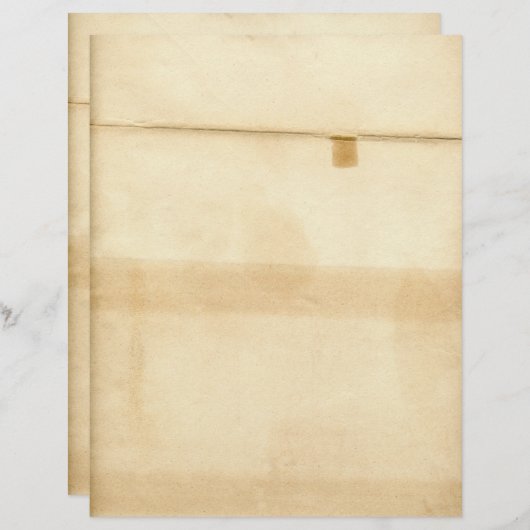 Blank Antique Distressed Stained Paper (Front/Back)