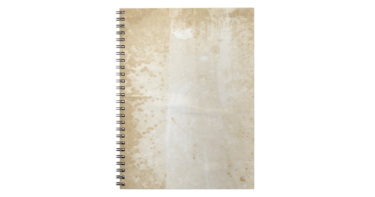 Blank parchment page o1 Spiral Notebook by Historic illustrations