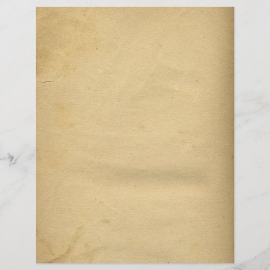 Blank Antique Stained 1880's Paper (Front)