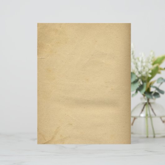 Blank Antique Stained 1880's Paper (Standing Front)