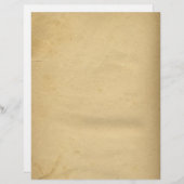 Blank Antique Stained 1880's Paper (Front/Back)