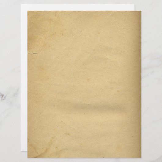 Blank Antique Stained 1880's Paper (Front/Back)