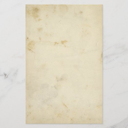 Blank Antique Stained Paper Stationery