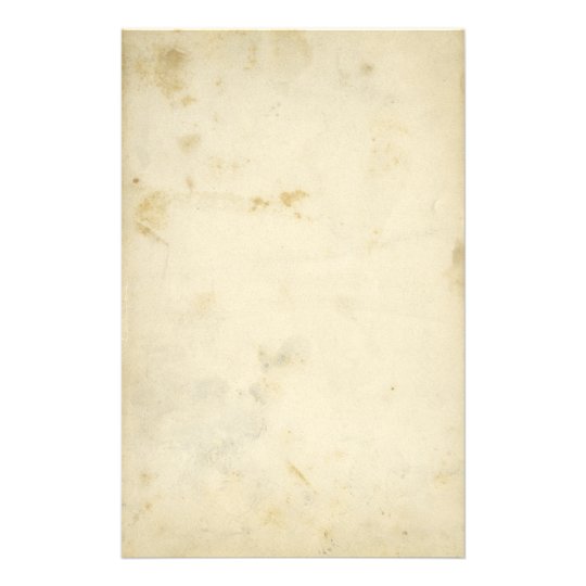 Blank Antique Stained Paper Stationery