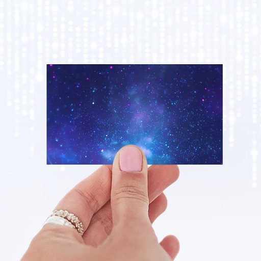 Customizable X-Rays Galactic Center Business Card
