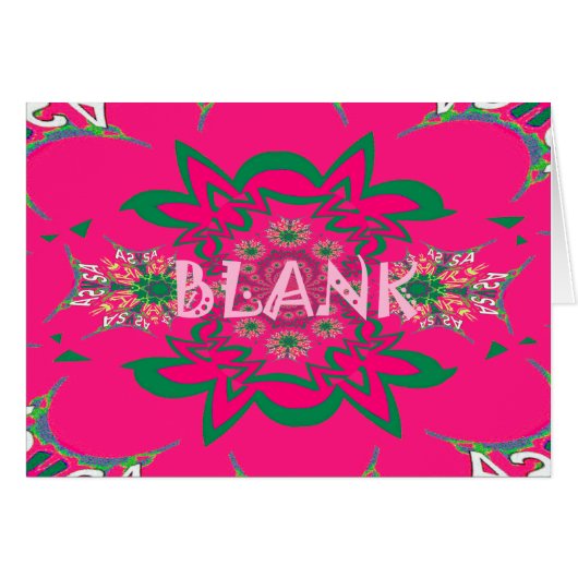 Blank baby vivid pink floral purple shade monogram (Front Horizontal)