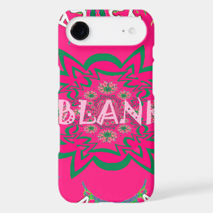 Blank Baby Vivid Pink Floral Purple Shade Monogram iPhone 17 Air Case