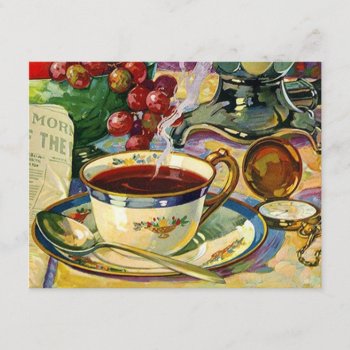 Blank Back Morning Coffee Still Life Invitation Or by layooper at Zazzle