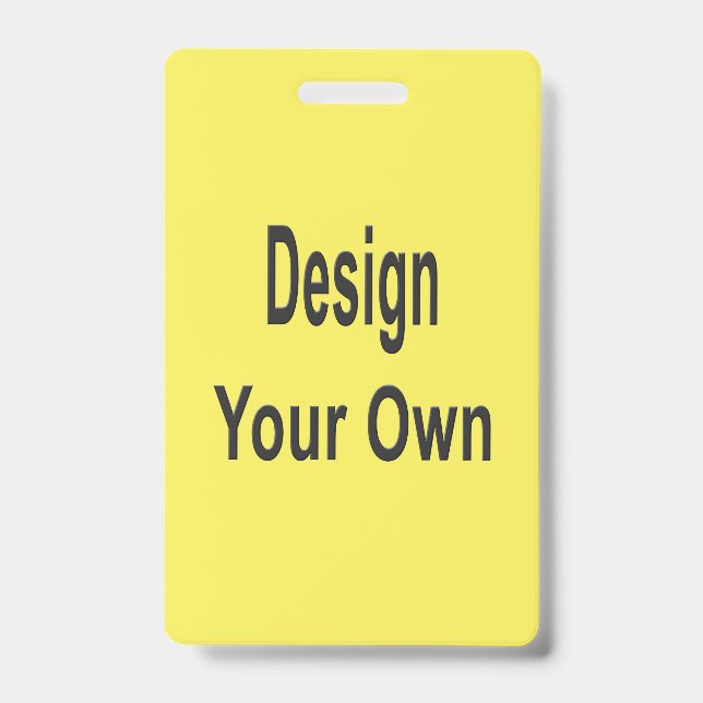 Blank  badge (Front)