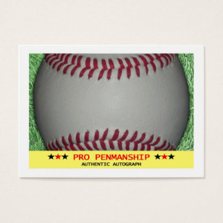 Blank Baseball Cards for collecting Autographs!