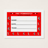 Blank Baseball Cards for collecting Autographs! (Back)