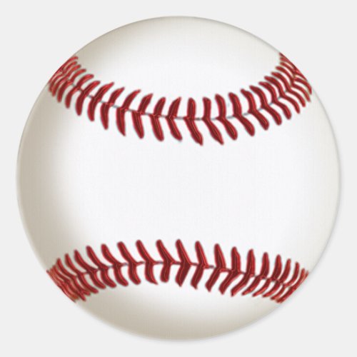 Blank BASEBALL Stickers for Handwritten Stickers