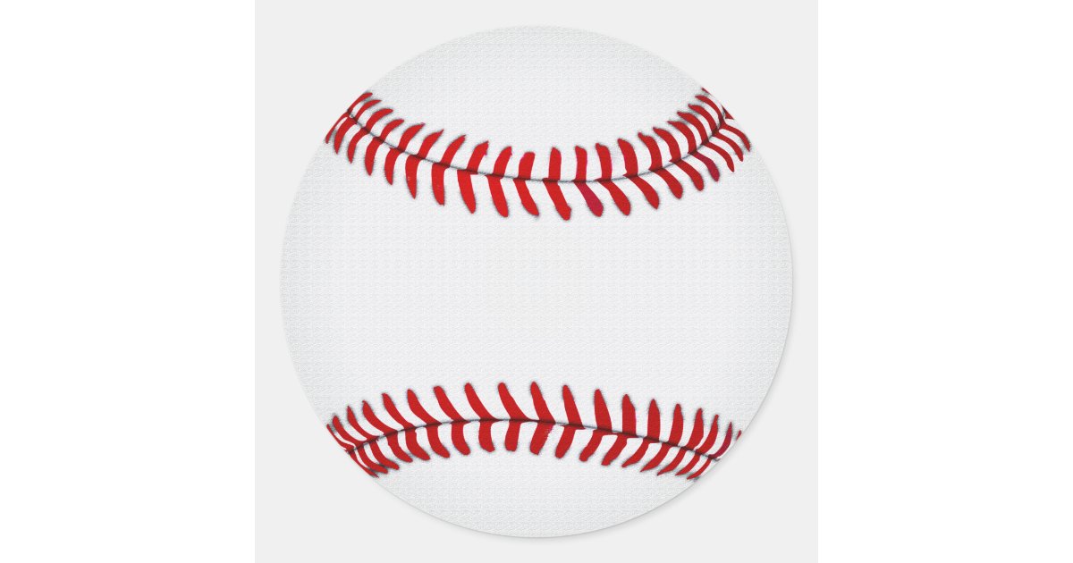 Baseball Ball Stickers, Zazzle