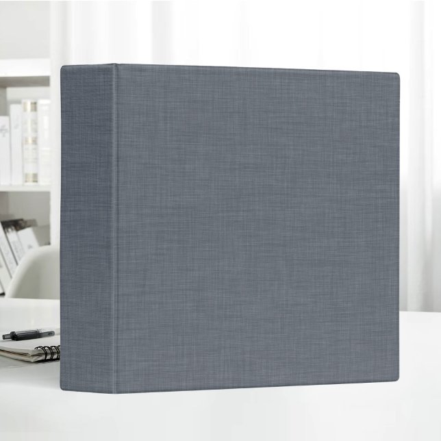 Blank Beige Linen Texture Simple Minimalist 3 Ring Binder (Creator Uploaded)