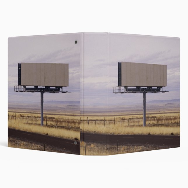 Blank Billboard 3 Ring Binder (Background)