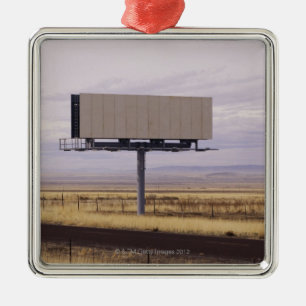 Blank Billboard Metal Ornament