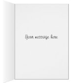 Blank black shoe card (Inside (Right))