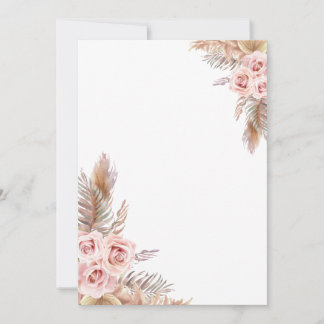 Blank Boho Card