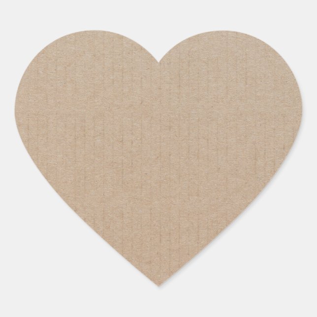 Blank Brown Kraft Paper Sticker Labels (Front)