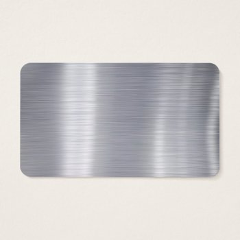 Blank Brushed Aluminum "faux Aluminum" by eatlovepray at Zazzle
