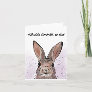 Blank Bunny Card