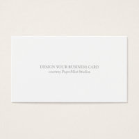 Blank Business Card | Business
