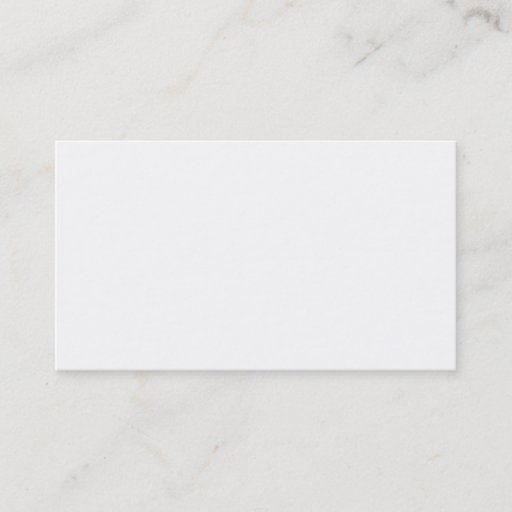 Customizable Blank Business Cards