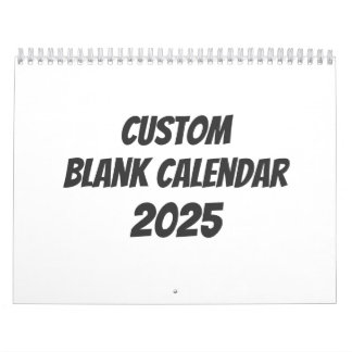 Blank Calendar 2025 With Holidays
