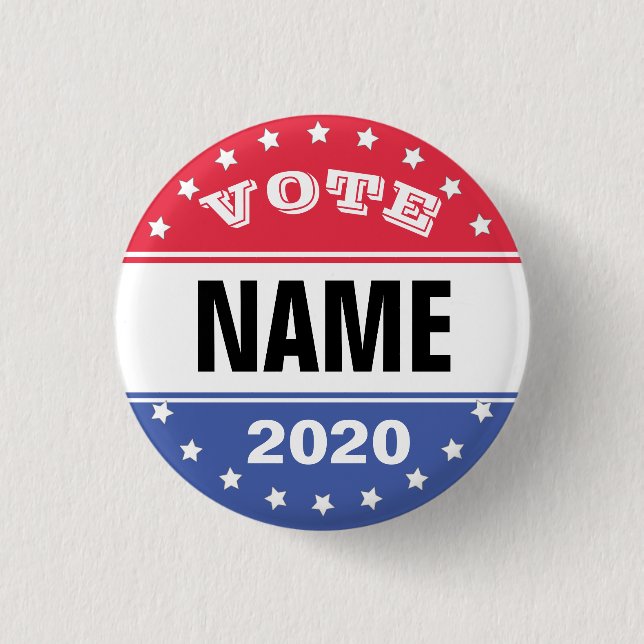 Blank Campaign Template for Elections Button (Front)
