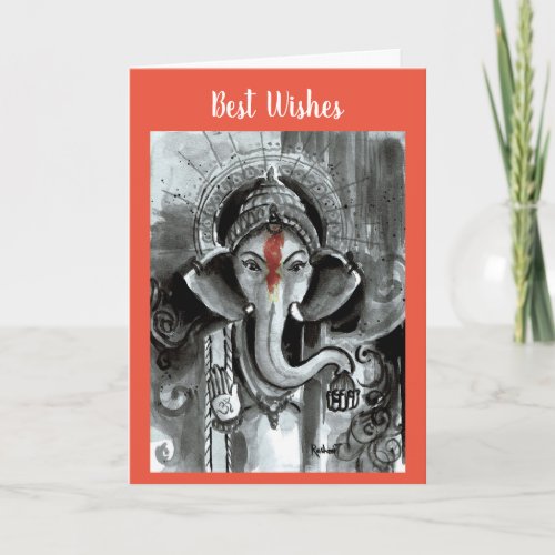 Blank Card _ Aashirwad Ganesha 