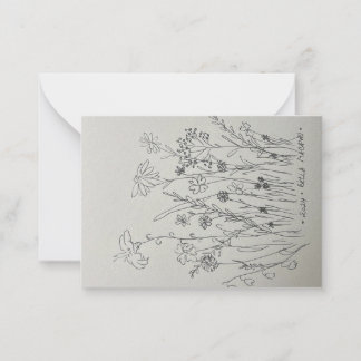 Blank card for various occasions