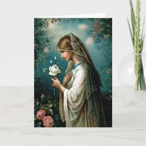 Blank Card Mystical Rose Card