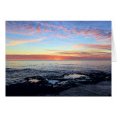 Blank Card, Ocean Sunset (Front Horizontal)