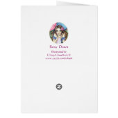 Blank Card - * Rosy Dawn * (Back)