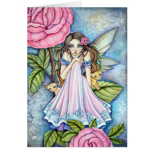 Blank Card - * Rosy Dawn * (Front)