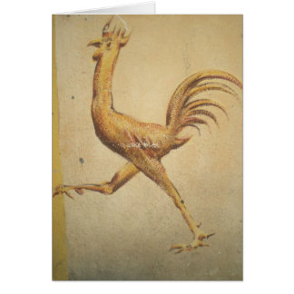 Blank Card - Rustic Rooster