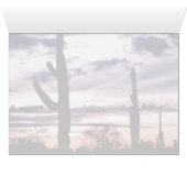Blank Card - Saguaro at Sunset (Inside Horizontal (Bottom))